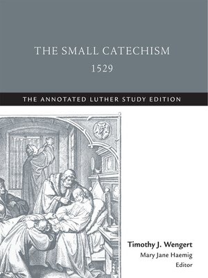 cover image of The Small Catechism,1529